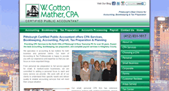 Desktop Screenshot of cottonmather.com